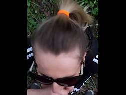 4 min - Blowjob outdoors public drill