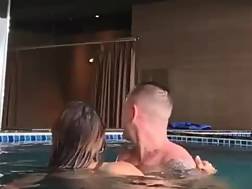 8 min - Fuckin public pool