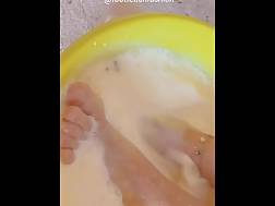 6 min - Milk foot bath