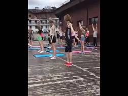 3 min - Yoga pants class