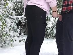 Porn in the snow