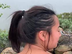 11 min - Asian penetrated outdoor