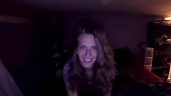unshaved girlfriend takes load