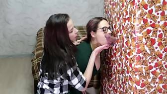 young bisexual gals sucking