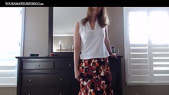 sexual busty mature teasing