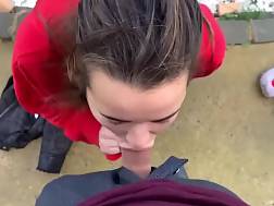 3 min - Outdoor blowjob