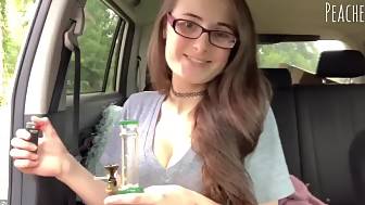 ejaculating dildo car