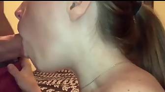 amateur pulsating cum mouth