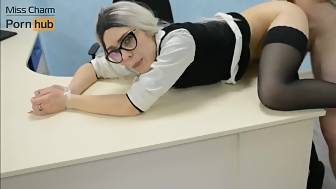 young secretary fucks vagina