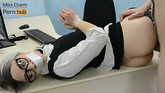 young secretary fucks vagina
