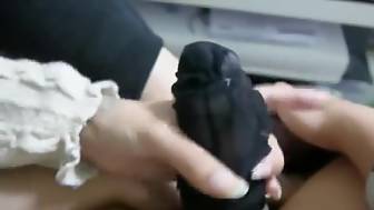 chinese hand job cum