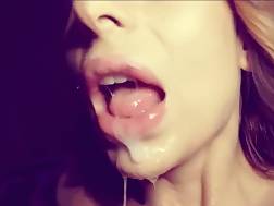 18 min - Oral creampie jizz throat