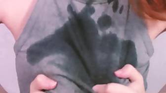 oily bra titfuck pov