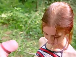 11 min - Redhaired caught public park