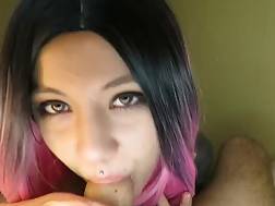 8 min - Emo teen blowjob swallow