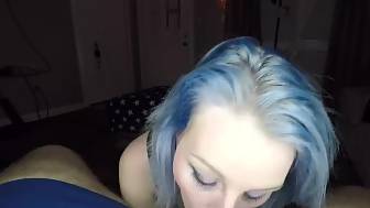 shy stepsister blow job