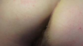 hairy vagina butt closeup