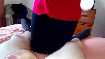 christmas bj cum mouth