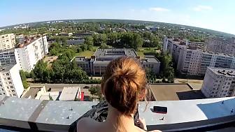 cum panties outdoor pov