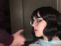 11 min - Nerdy teenager jizz glasses