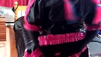 sissy self bondage armbinder