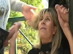 5 min - Mature milf sucks