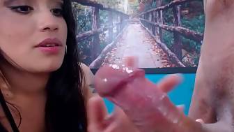 amazing blackhaired partner bj