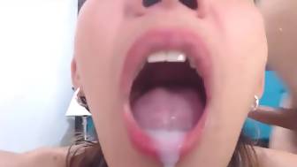 colombian gf jizz shot