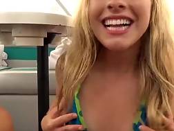 16 min - Blondie teenager stepsister public