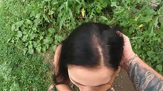 public cum gulp behind