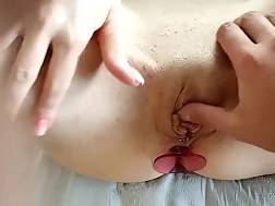 5 min - Rectal plug fucktoy vagina