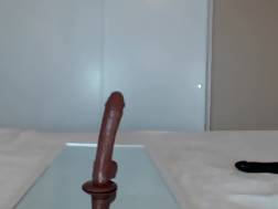 14 min - Three huge black dildos
