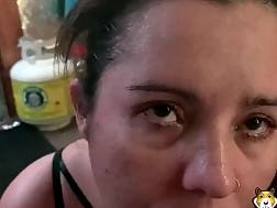 8 min - Submissive mom blowing dick