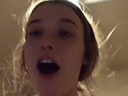 9 min - Teen snatch rides pecker